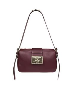 Сумка через плечо East West с пряжкой для ремня True Religion, Burgundy