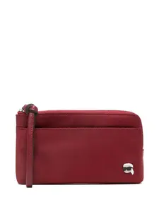 Кошелек с карманом на молнии KARL LAGERFELD, красный