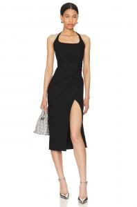 Платье макси NBD Layne, черный