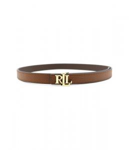 Ремень кожаный Lauren Ralph Lauren, коричневый / золотой