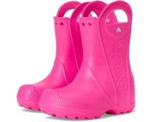 Ботинки Crocs Kids Handle It Rain Boots, цвет Pink Crush