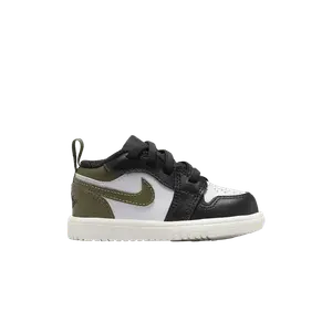 Кроссовки Air Jordan Air Jordan 1 Low ALT TD 'Black Toe Medium Olive', черный