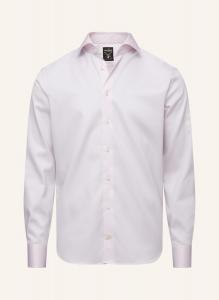 Рубашка узкого кроя с воротником акулы van Laack, красный