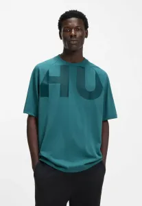 Футболка с принтом налфти Hugo, Turquoise Nine