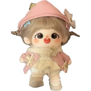 Хлопковая плюшевая кукла высотой 20 см Happy Fish, розовый