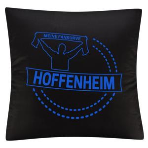 Чехол на подушку multifanshop - Hoffenheim - My Fan Curve, черный, один размер