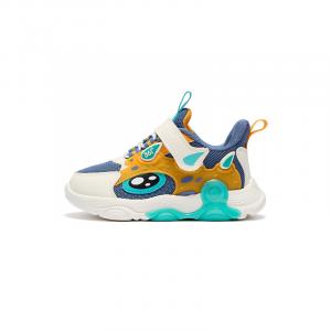 Детская повседневная обувь для детей, кроссовки, кроссовки 361°Kids, цвет Eternal Blue / Feather White / Mango Golden Yellow