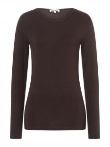 классическая рубашка с длинными рукавами в цвете эспрессо-коричневого цвета More & More