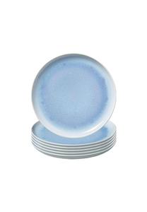 Набор из 6 столовых тарелок Crafted blueberry Like ø 25,9 см Villeroy & Boch бирюзовый