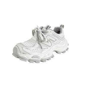 Низкие массивные кроссовки женские POOQ, белый