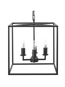 Beliani Подвесные светильники WANCHET черного цвета - (Ш) 35 x (В) 115 x (Д) 35 см