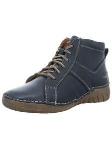 Ботильоны на шнуровке синего цвета Josef Seibel