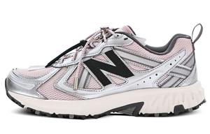 New Balance Низкие повседневные кроссовки NB 410 с амортизацией и противоскользящим эффектом, унисекс, розовые, серебристые
