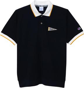 Мужская рубашка-поло для гольфа Champion, короткий рукав, антибактериальная, влагоотводящая, быстросохнущая, с защитой от УФ-излучения, с графическим логотипом, C3-ZG303, темно-синий