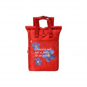 DRACONITE Полиэстеровый рюкзак для студентов обычный унисекс серый с красным контрастом, Style 5