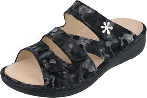 Сандалии Finn Comfort Sansibar, Waving Black, Nero Diva