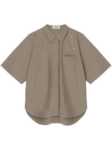 AERON футболка с люверсами, серый