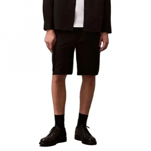 Шорты-карго Calvin Klein Jeans Comfort 9'' прямого кроя, черный