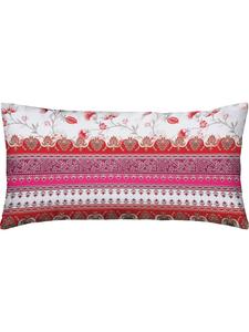 Наволочка из атласа Мако розового и белого цветов Erwin Müller, 80 x 80 см