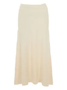 Юбка А-силуэта в рубчик LIU JO, белый