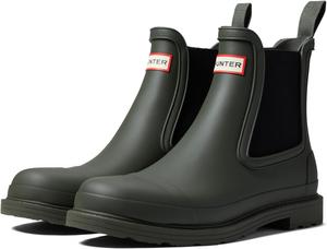 Мужские ботинки Hunter Men's Command Chelsea Rain Boot, оливковый