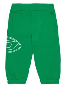 Спортивные брюки с логотипом Diesel Kids, зеленый