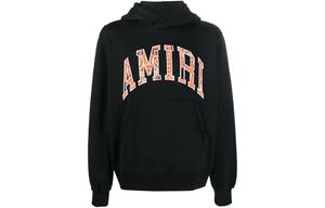 Худи AMIRI с аппликацией в виде банданы, черный