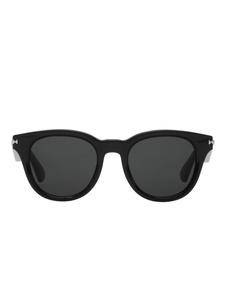 Солнцезащитные очки Burberry Logo Bar Round, черный