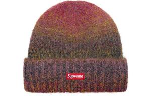 Supreme Градиентная полосатая шапка бини, Red