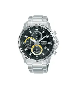 Мужские стальные часы Sport man RM351JX9 с серебряным ремешком Lorus, серебряный