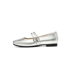 RED DRAGONFLY Серебряные туфли Мэри Джейн, цвет Silver