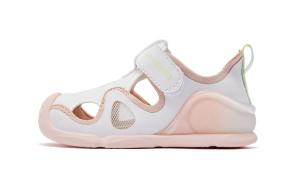 DAVE&BELLA Низкие предходовые детские ботиночки white pink для малышей