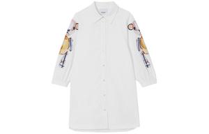 Детское платье Burberry Kids, цвет White