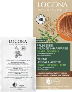 Краска-пудра для волос Logona Plant 03 Flame Red 100г