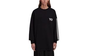 Y-3 Футболка унисекс черная