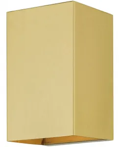 Настенный светильник Derby 1 Light для наружного и внутреннего использования, небольшой, соответствует требованиям ADA Livex, Satin Gold