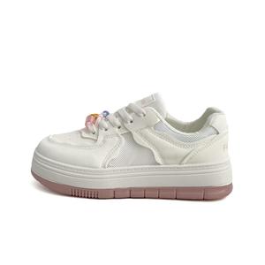 Низкие женские кроссовки City camel, Beige Pink