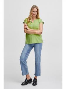 Блузка с короткими рукавами FRZAWOV, стандартный крой, цвет Forest Shade Fransa