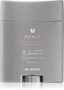 Inout smooth mineral sun stick Mineral Sunscreen карандаш для лица и чувствительных зон Mizon, spf 50+ 26 гр