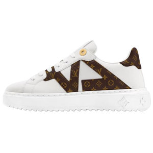 LOUIS VUITTON Низкие женские кроссовки для скейтбординга Time Out, белые
