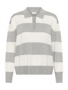 Kaffe Свитер 'KALizza' в крапчатом сером цвете