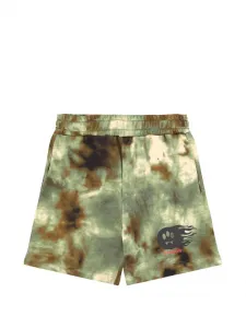 Шорты с камуфляжным принтом Barrow Kids, зеленый