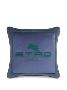 Вышитая подушка Pegaso 45 см x 45 см Etro Home, синий