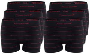 Боксеры Vincent Creation s 6 шт, Seamless, Nadelstreifen, черный