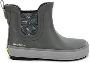 Детские резиновые сапоги Western Chief Kids Element Chelsea, удобные для детей, легкие, водонепроницаемые с уютной подкладкой - идеальны для прогулок на улице для мальчиков и девочек, серый