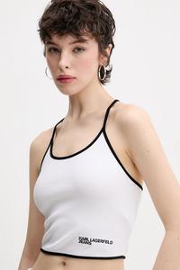 Топ Karl Lagerfeld Jeans, белый