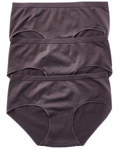 Трусы b.tempt’d by Wacoal 3pk Comfort Intended Daywear Hipster Wacoal, серый