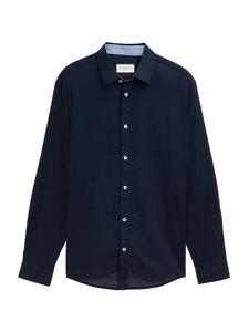 Рубашка обычного кроя на пуговицах TOM TAILOR, морской синий