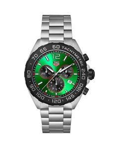 Chronograph Formula 1, 43 мм TAG Heuer, зеленый