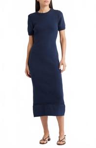 Платье миди Morisette темно-синего цвета Cleobella, темно-синий